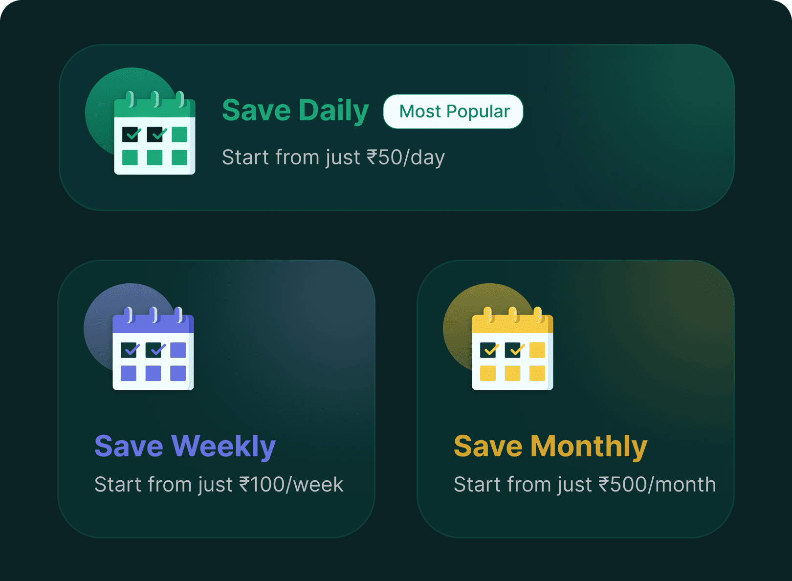 Gold smart savings on Sanduk